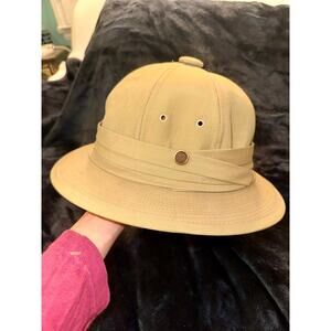 VINTAGE ESTATE UNWORN SAFARI HAT -UNITED HATTERS CAP & MILLINERY WKRS INT UNION